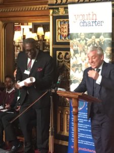 Great day in Westminster with Youth Charter